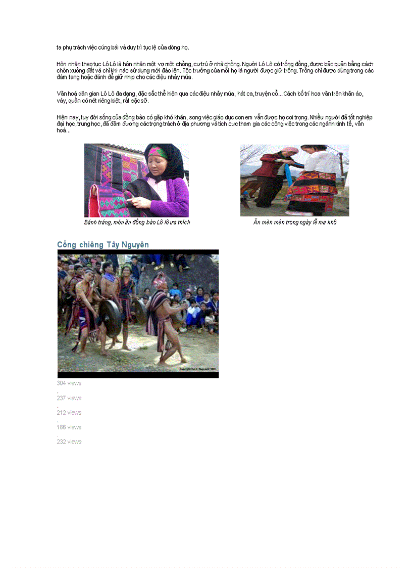 image for page Ảnh và thông tin về các dân tộc Việt Nam