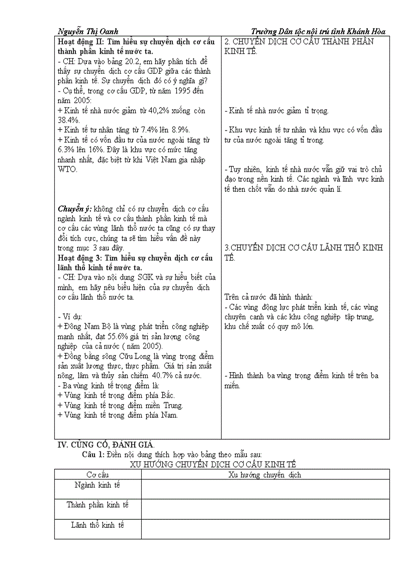 image for page Bai 20 Dia li 12 Co ban