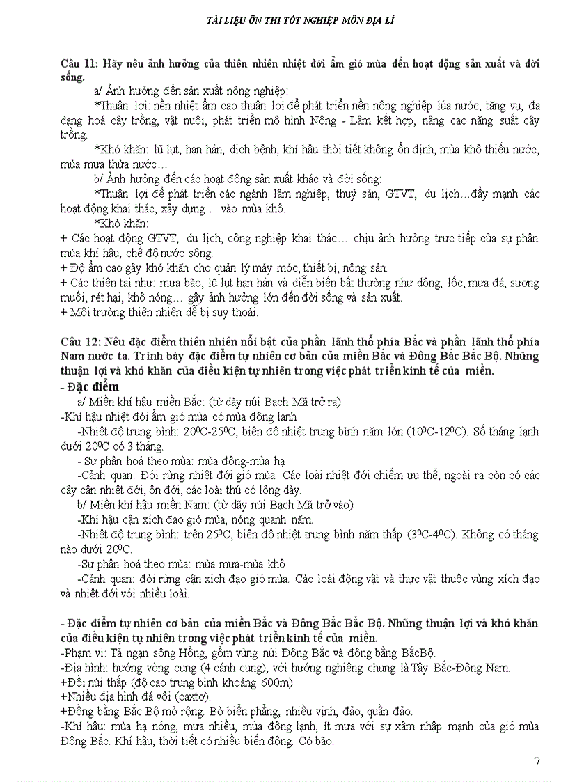 image for page Bộ câu hỏi Trả lời TN THPT