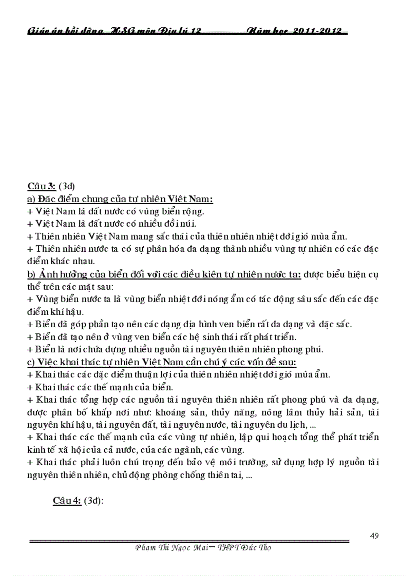 image for page Bộ đề thi học sinh giỏi Địa lý 12