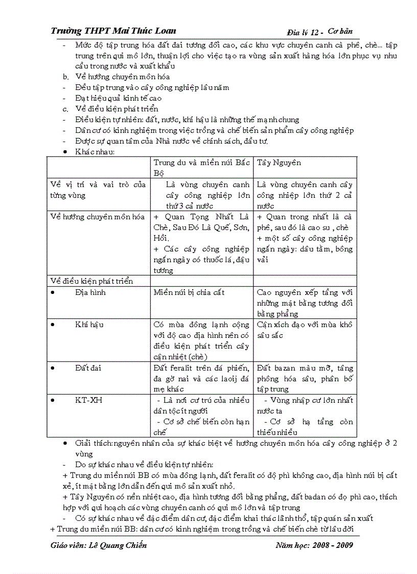 image for page Bộ giáo án Địa lí 12 Cơ bản Trọn bộ