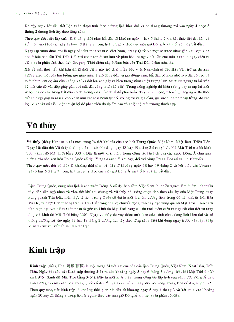 image for page Các tiết khí trong năm