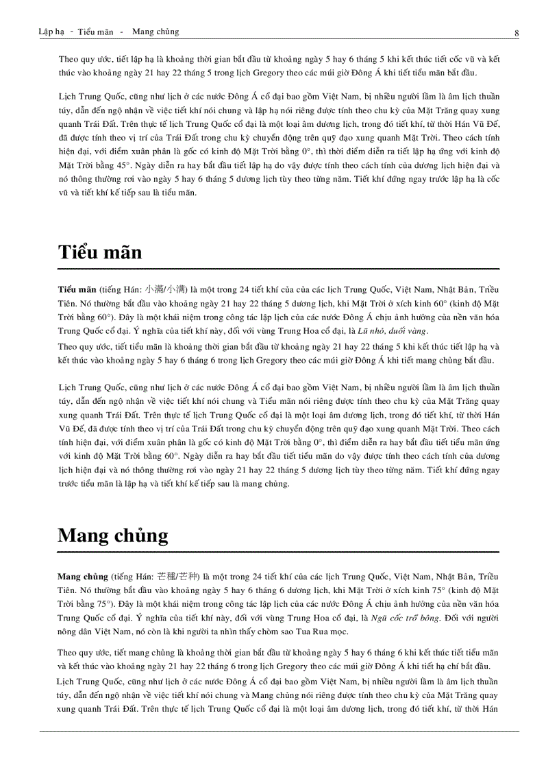 image for page Các tiết khí trong năm