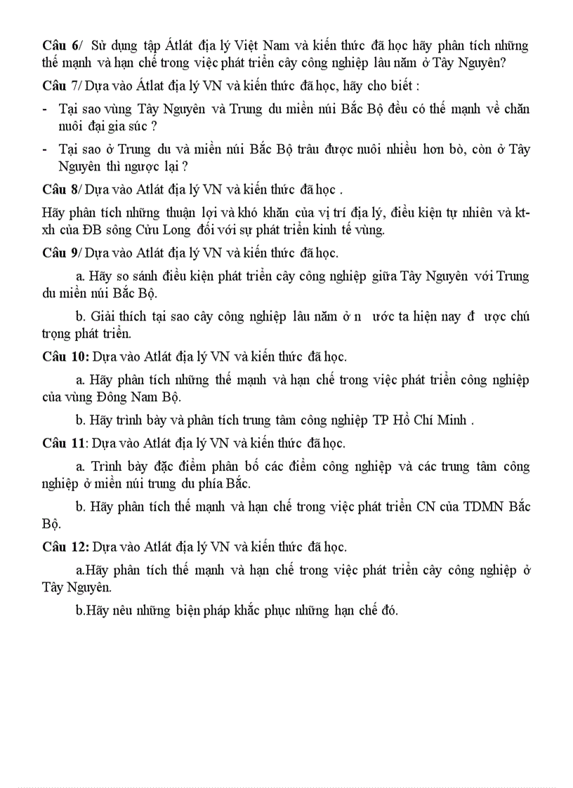image for page Câu hỏi atlat dùng cho HKII
