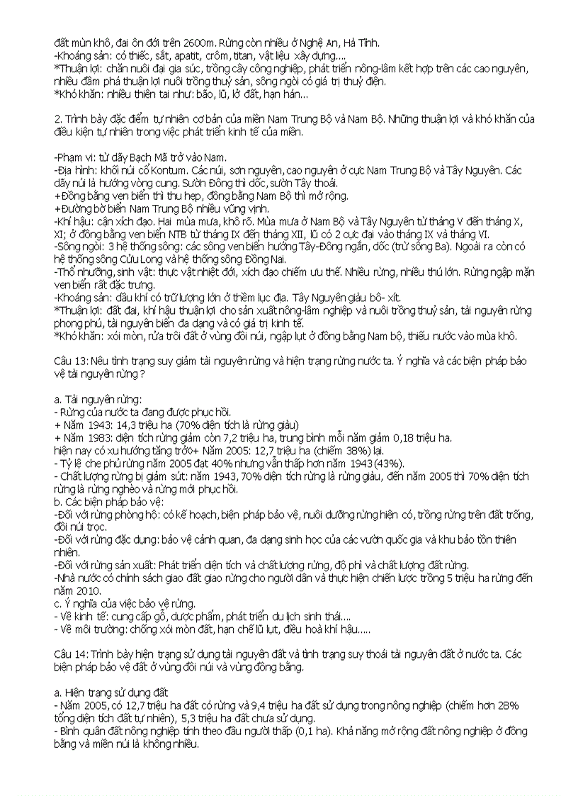 image for page Cau hoi on thi DH