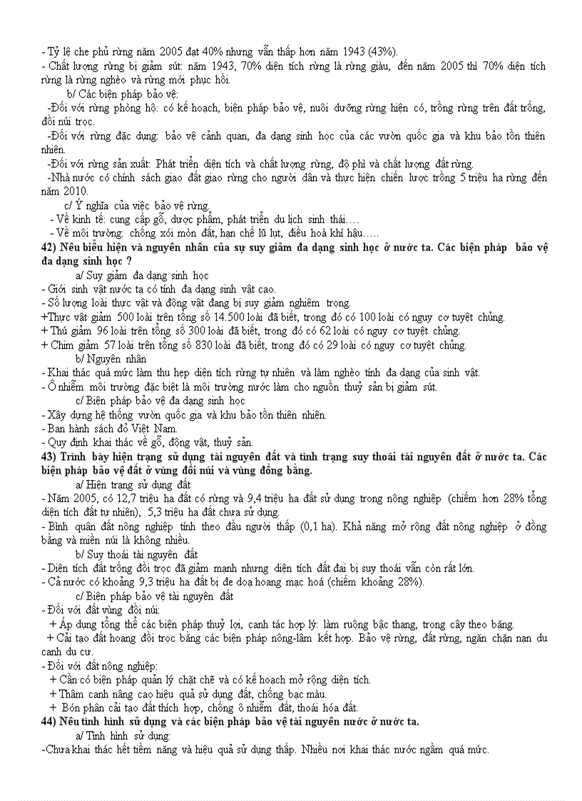 image for page Đề cương ôn tập học kỳ 1 Địa 12