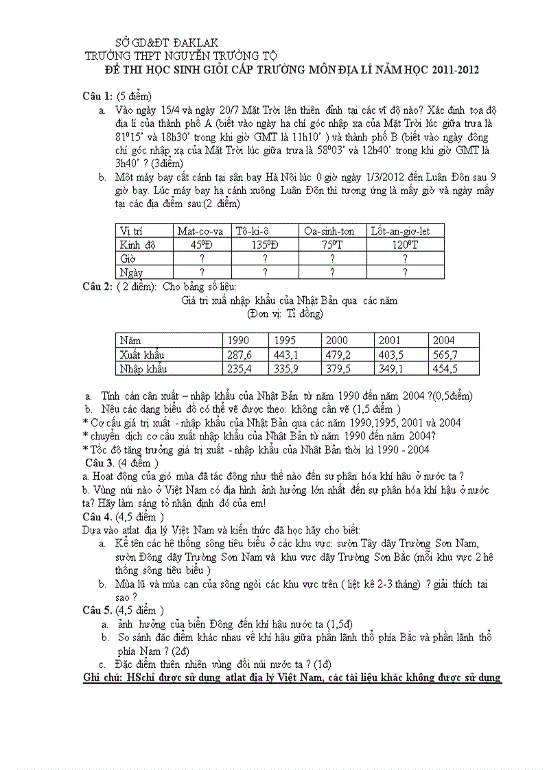 image for page Đề thi hsg cấp trường