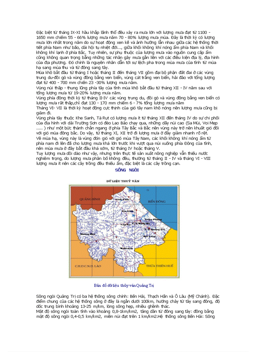 image for page Địa lí địa phuong Đia lí tinh Quảng Tri