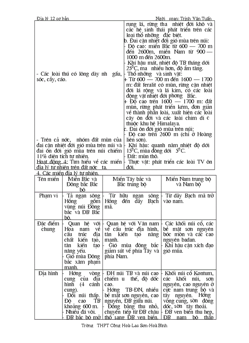 image for page Địa lý 12 bài 11 12