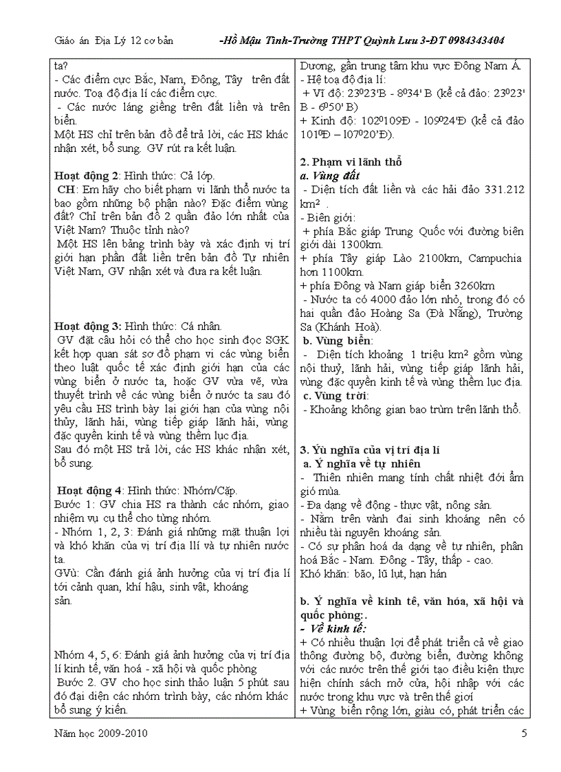 image for page Địa lý 12 cả năm 2011 2012