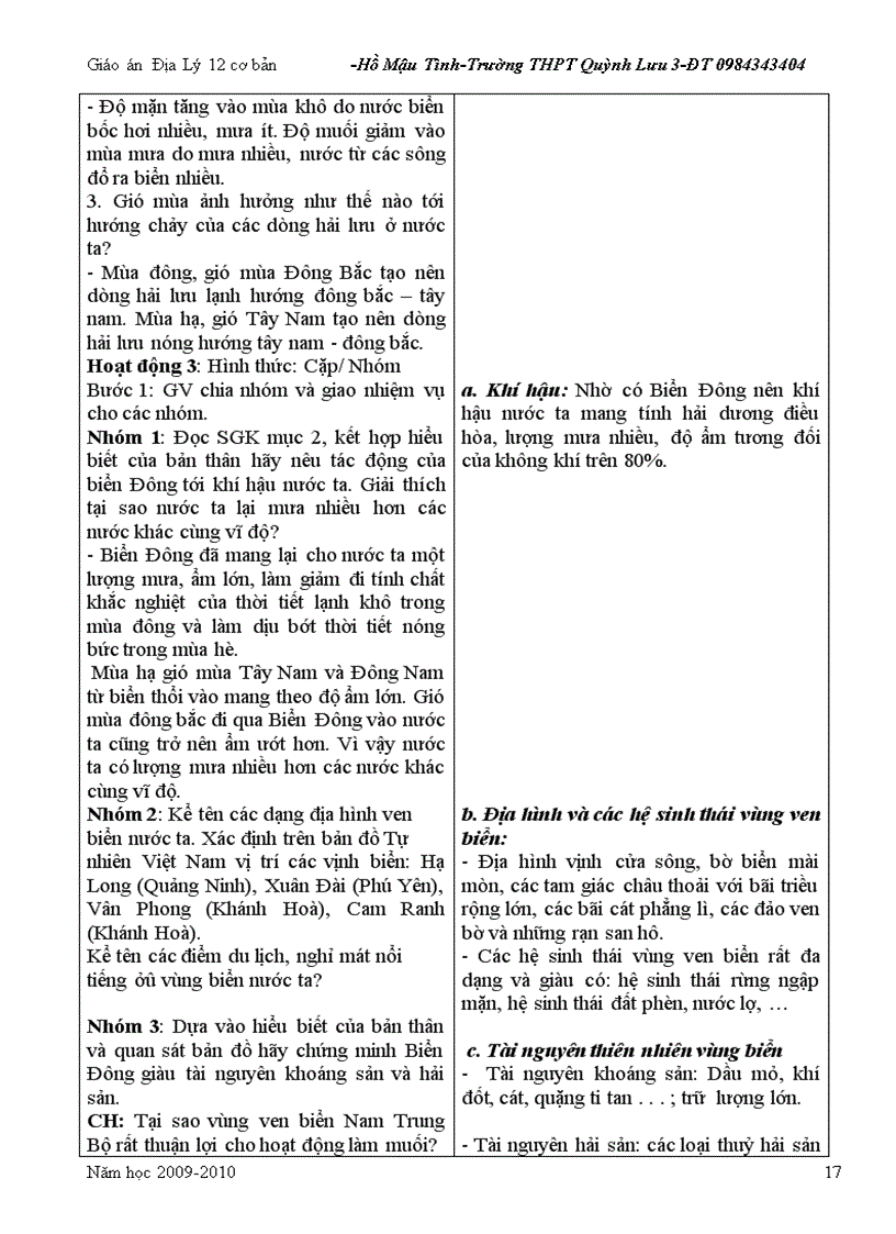 image for page Địa lý 12 cả năm 2011 2012