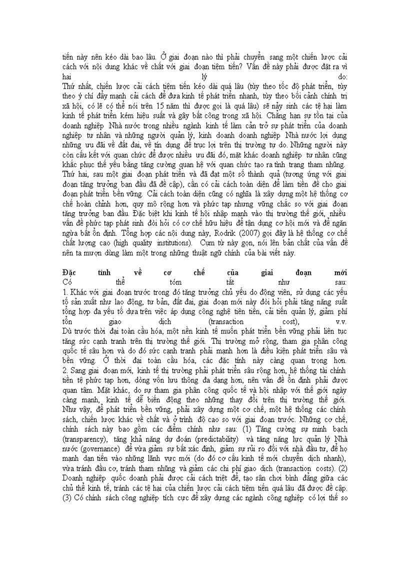 image for page Điều kiện để Việt nam phát triển bền vững