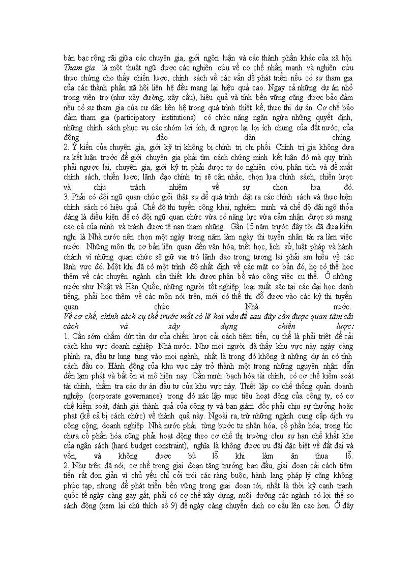 image for page Điều kiện để Việt nam phát triển bền vững