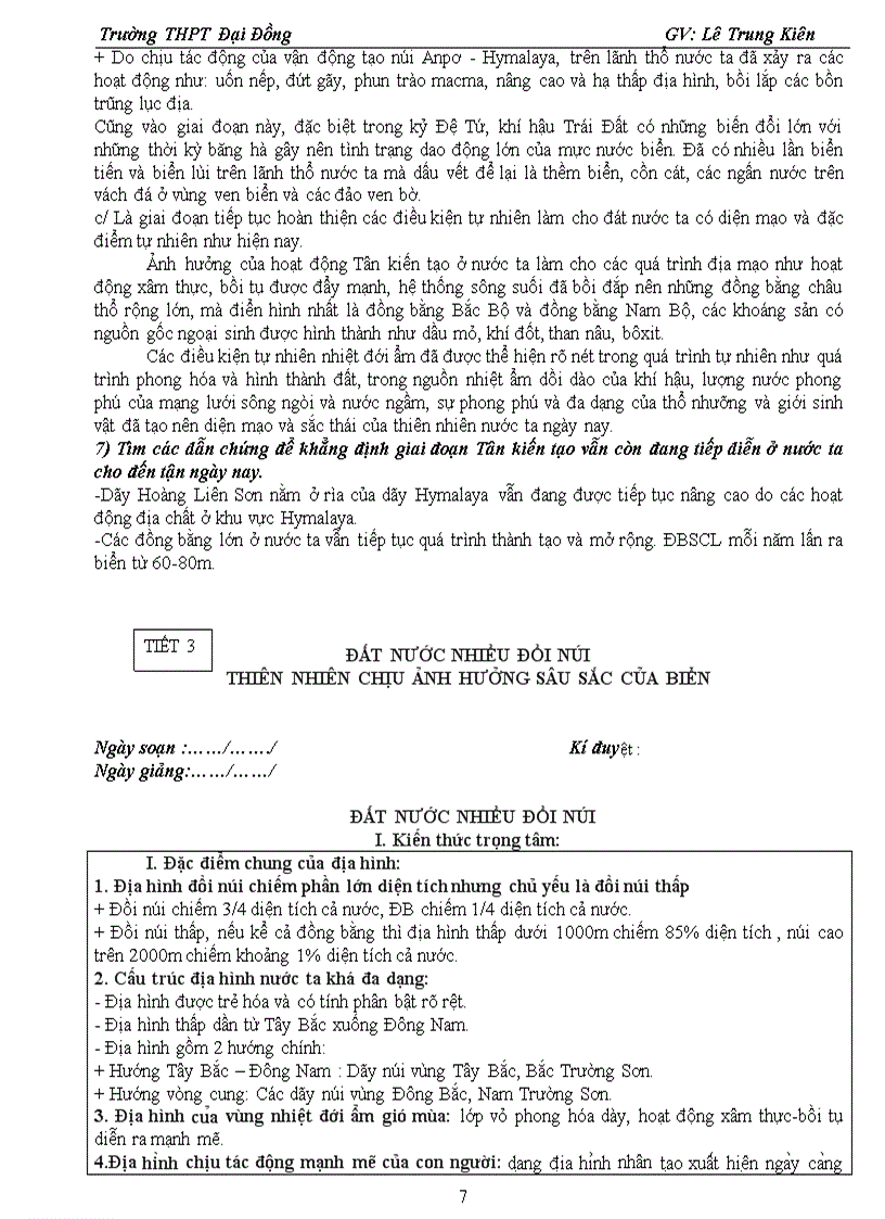 image for page Gao an on thi TN 12 chuan ko can chinh