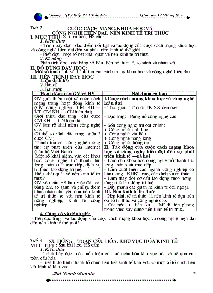 image for page Giao an 11 Dia Nc