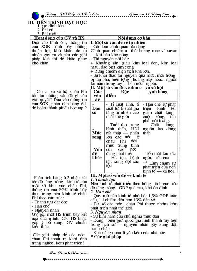 image for page Giao an 11 Dia Nc