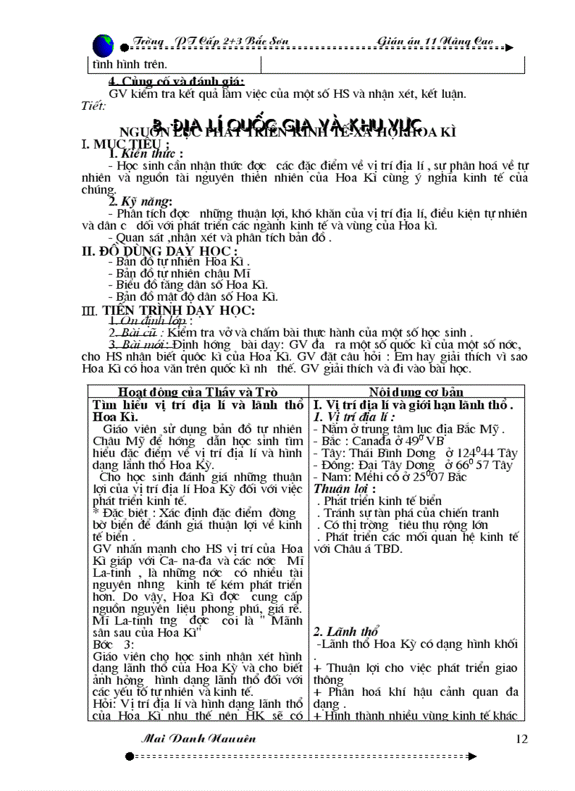 image for page Giao an 11 Dia Nc