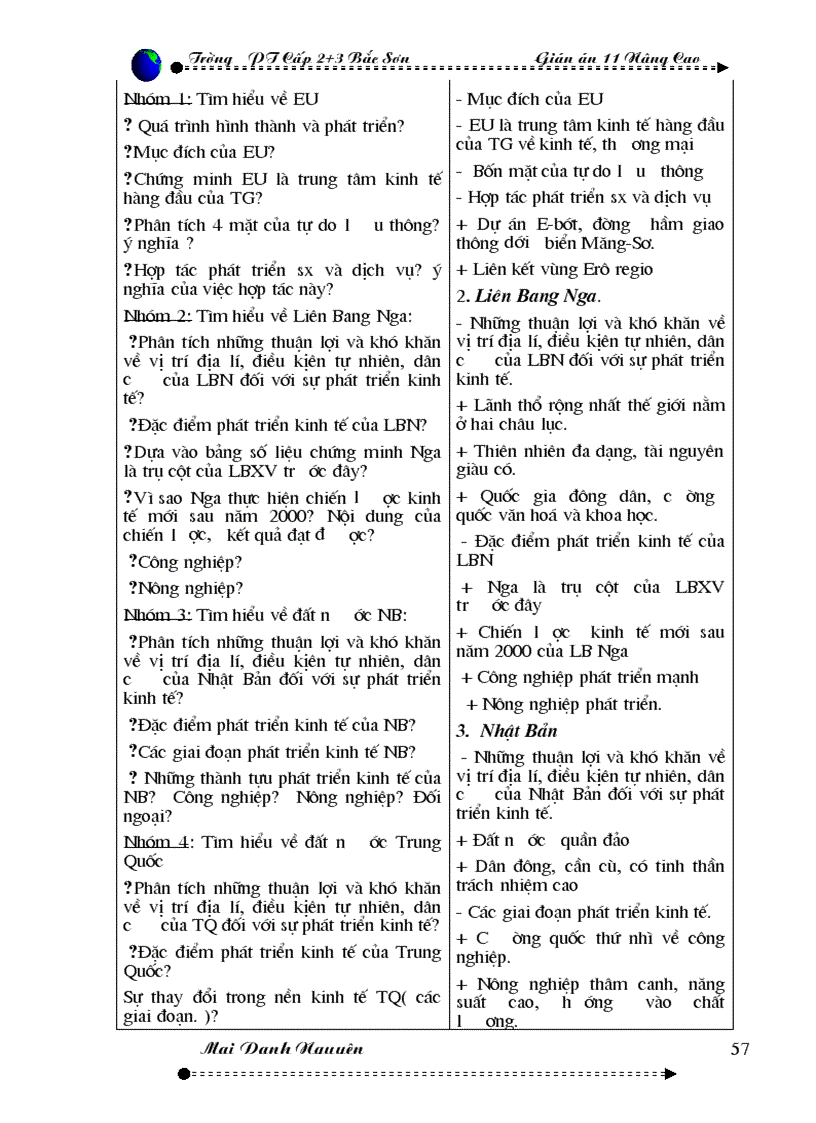 image for page Giao an 11 Dia Nc