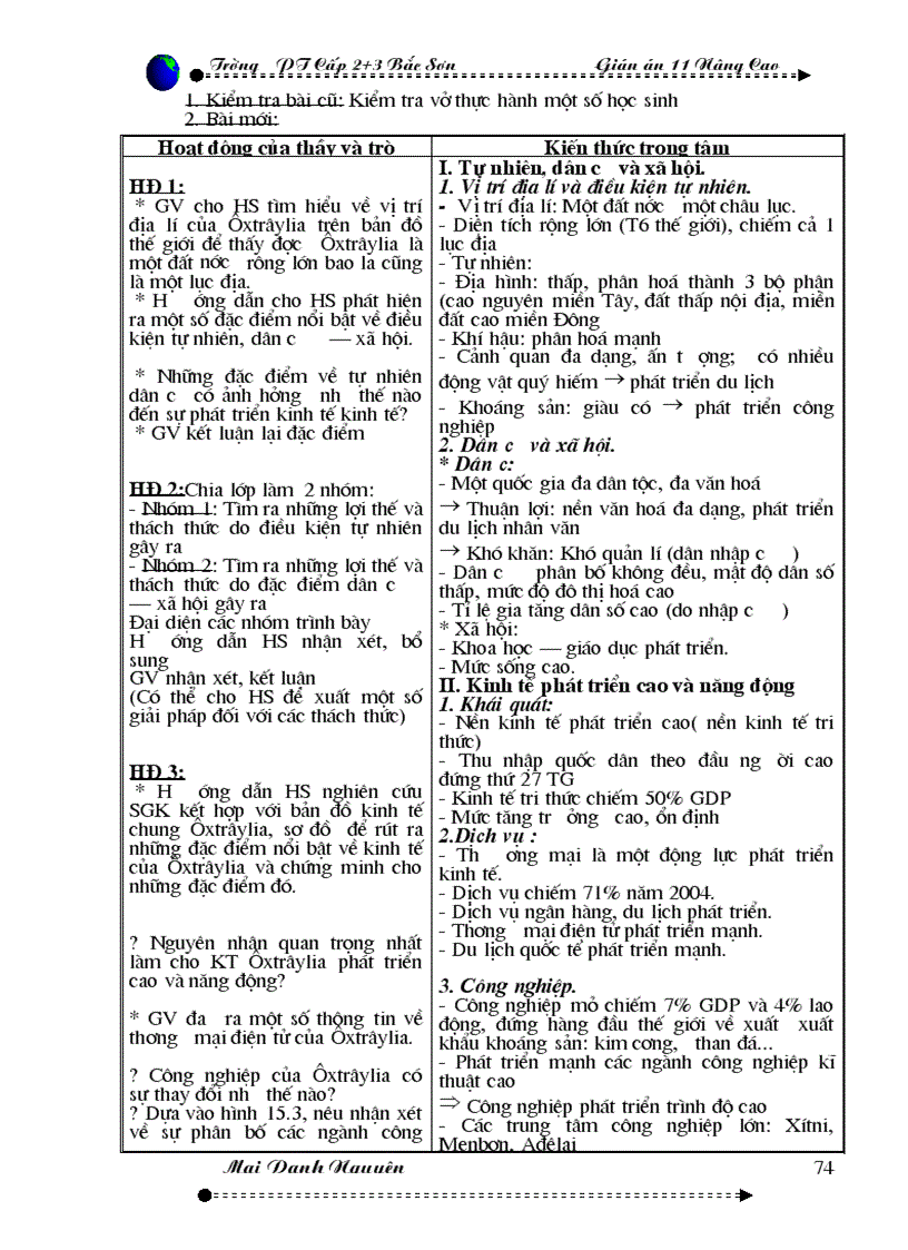 image for page Giao an 11 Dia Nc