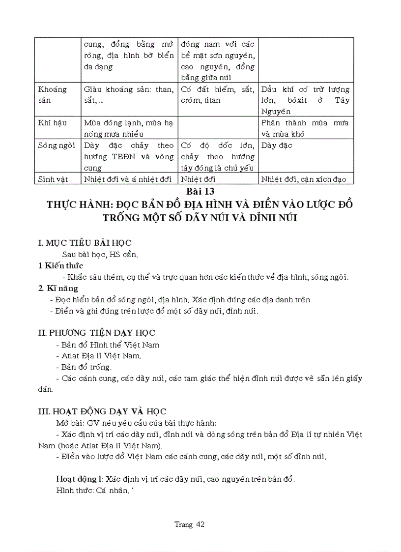 image for page Giáo án địa 12 chương trình mới