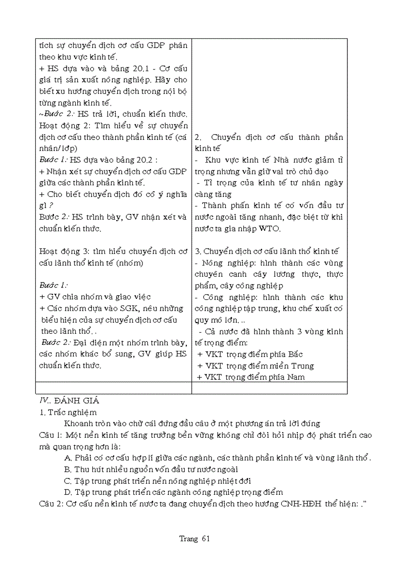 image for page Giáo án địa 12 chương trình mới