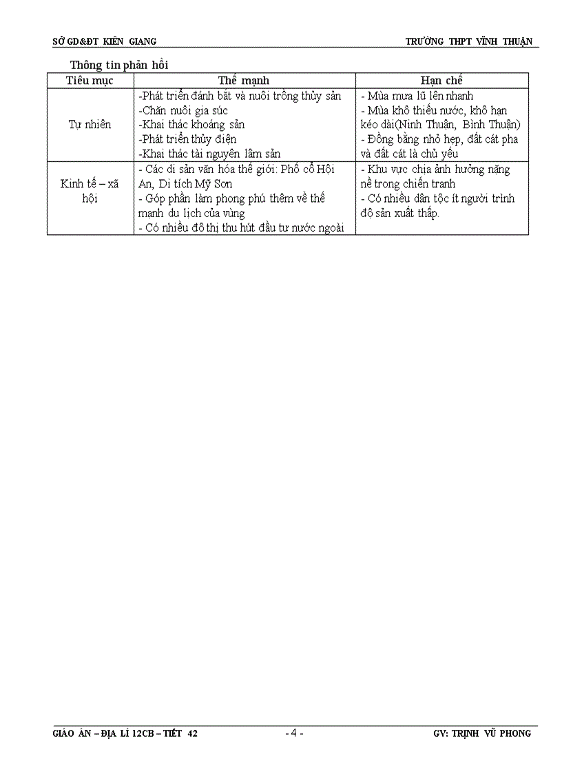 image for page Giáo án địa lí 12cb tiết 42