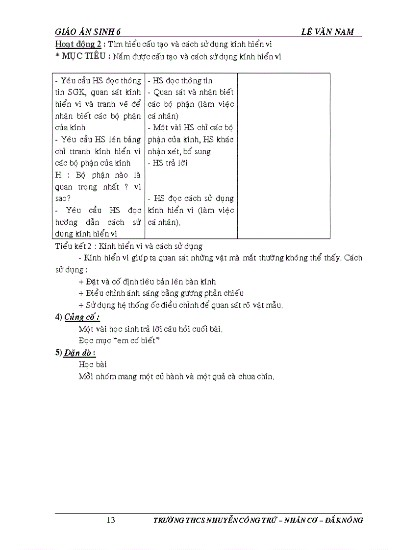 image for page Giao an sinh hoc 6 tron bo