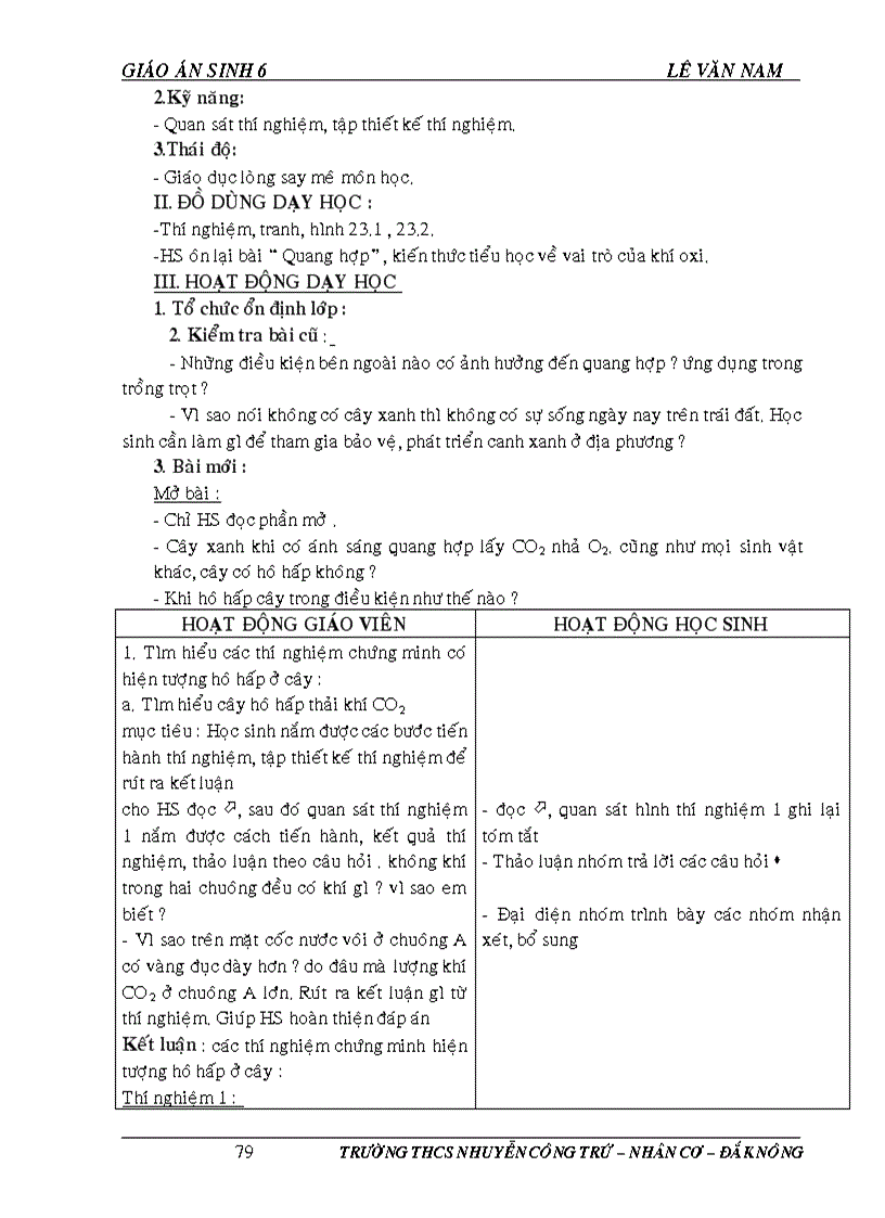 image for page Giao an sinh hoc 6 tron bo