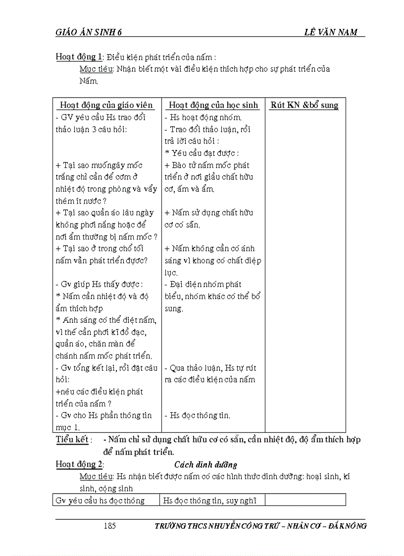 image for page Giao an sinh hoc 6 tron bo