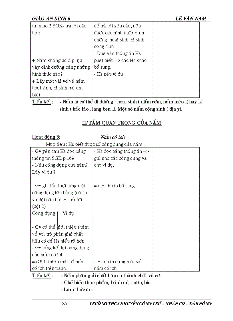 image for page Giao an sinh hoc 6 tron bo