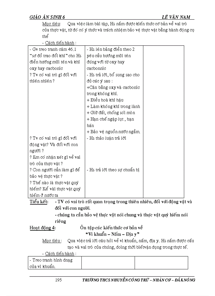 image for page Giao an sinh hoc 6 tron bo