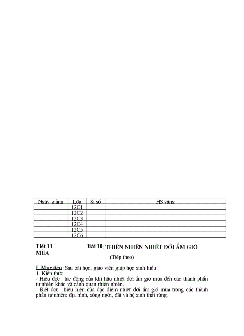 image for page Giáo án từ tiết 1 đến tiết 13