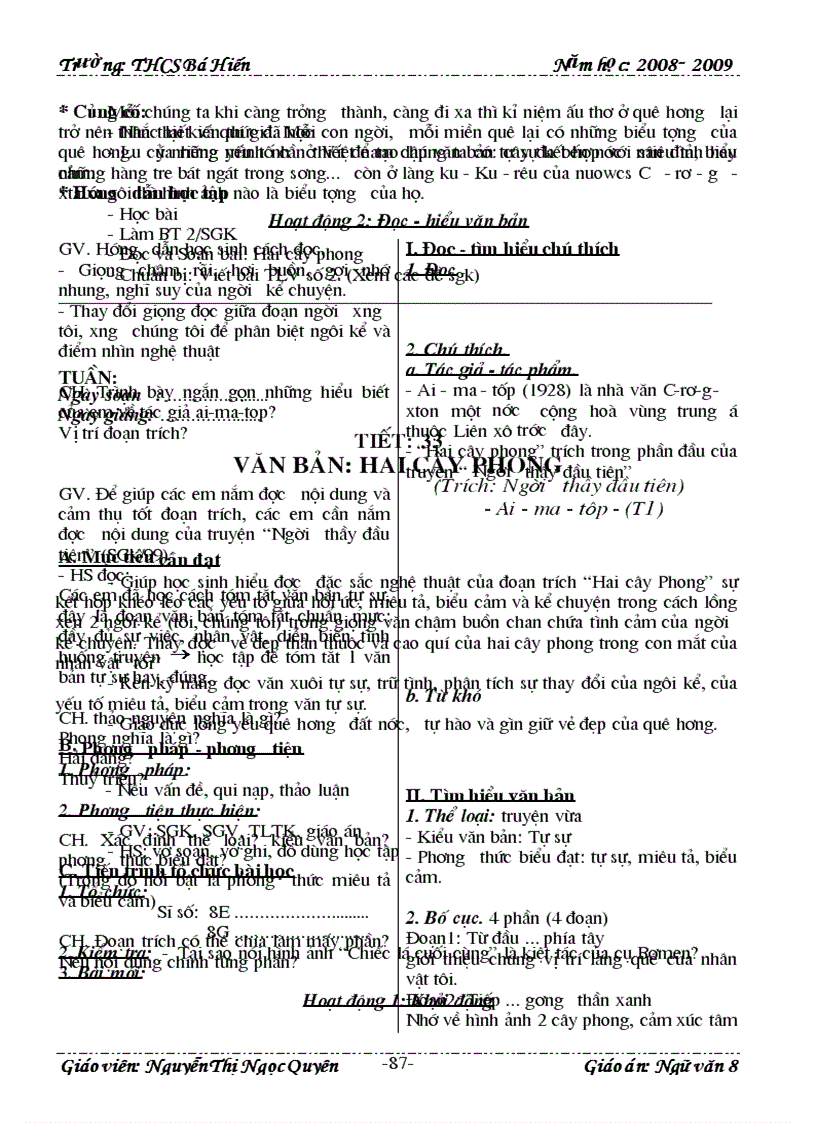 image for page Giao an van 8 tu t1 den 43van