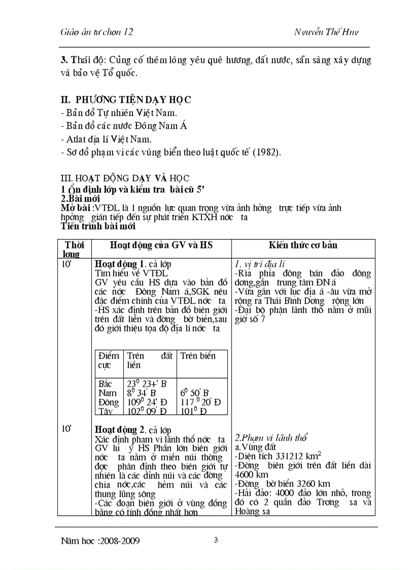 image for page Giáo án tự chon 12 1