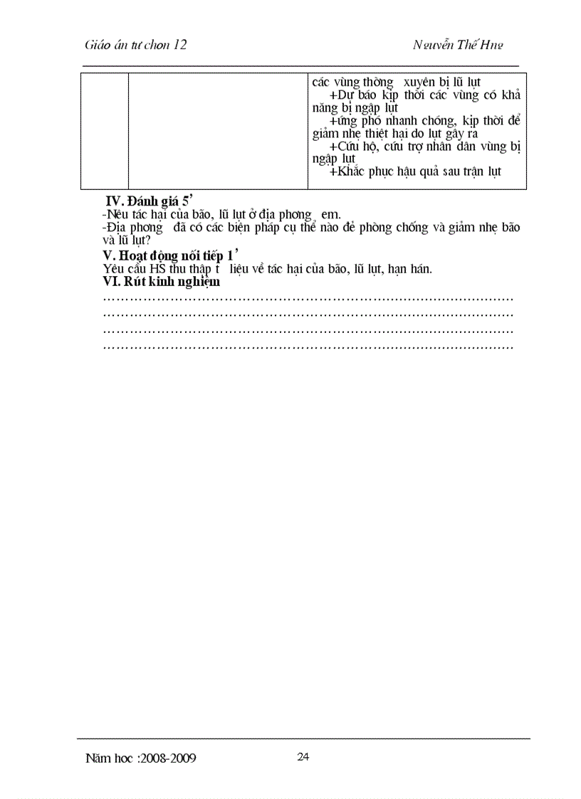 image for page Giáo án tự chon 12 1