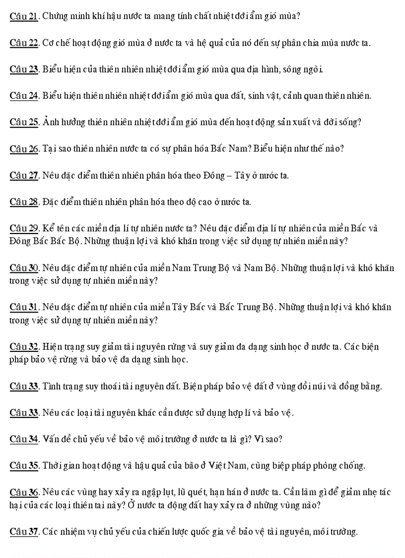 image for page He thong cau hoi on tap dia ly 12cb LT