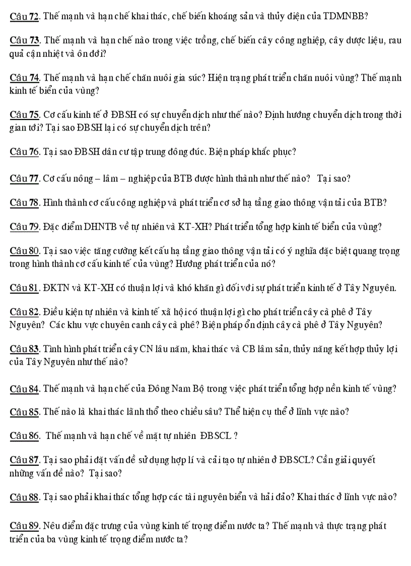 image for page He thong cau hoi on tap dia ly 12cb LT