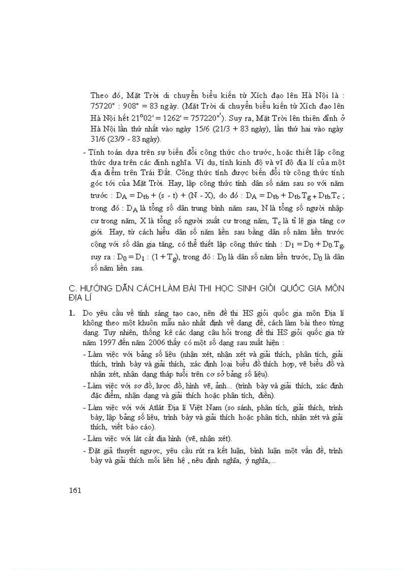 image for page Hướng dẫn cách học và làm bài thi HSG Địa lý