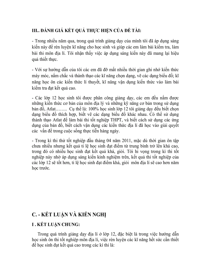 image for page Hướng dẫn học sinh ôn thi tốt nghiệp môn Địa lý