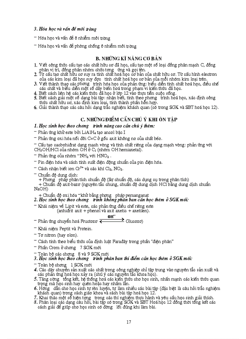 image for page Huong dan on thi TNPT 2009 cac mon