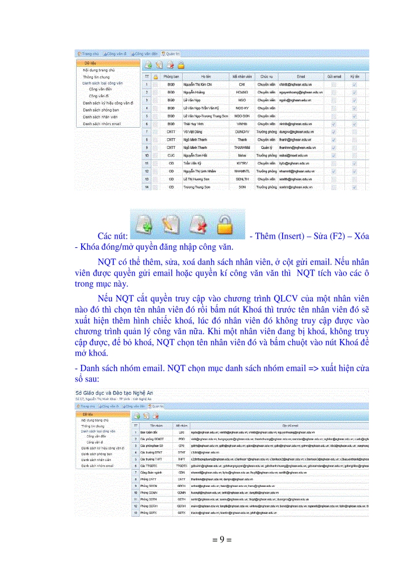 image for page Huong dan su dung phan mem quan ly cong van