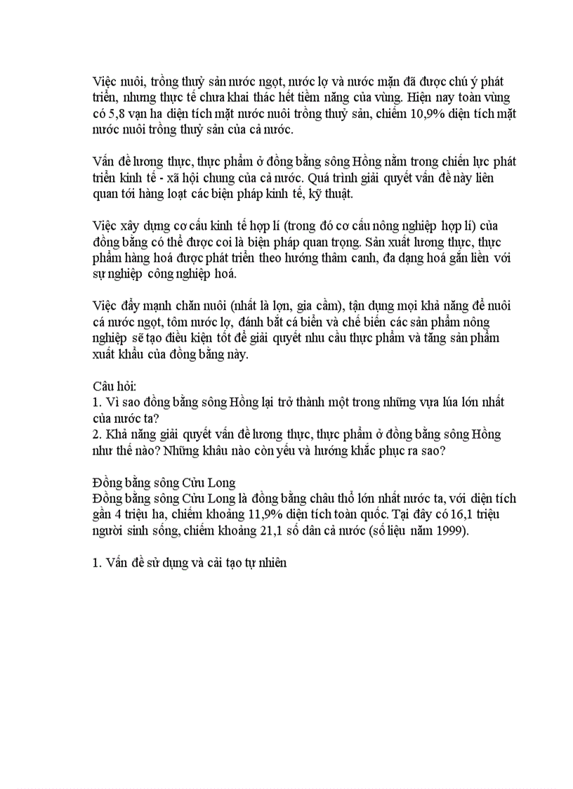 image for page Khái quát các vùng kinh tế Việt Nam