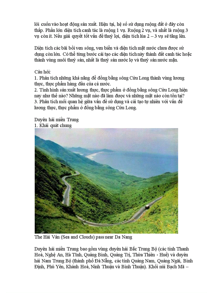 image for page Khái quát các vùng kinh tế Việt Nam