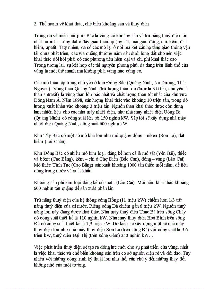 image for page Khái quát các vùng kinh tế Việt Nam