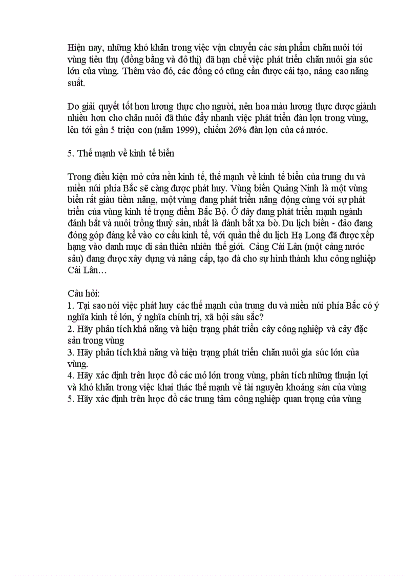 image for page Khái quát các vùng kinh tế Việt Nam