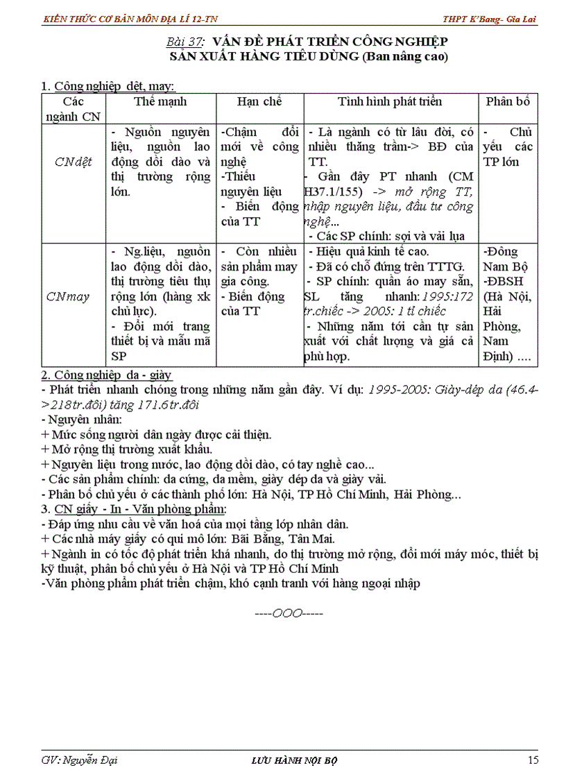 image for page Kiến thức cơ bản ôn thi TN Địa Lí 12 SGK