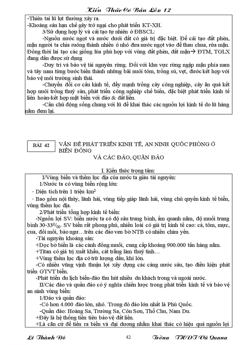 image for page Kiến thưc ôn thi tnthpt lớp 12