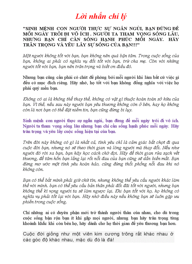 image for page Lời nhắn đến bạn