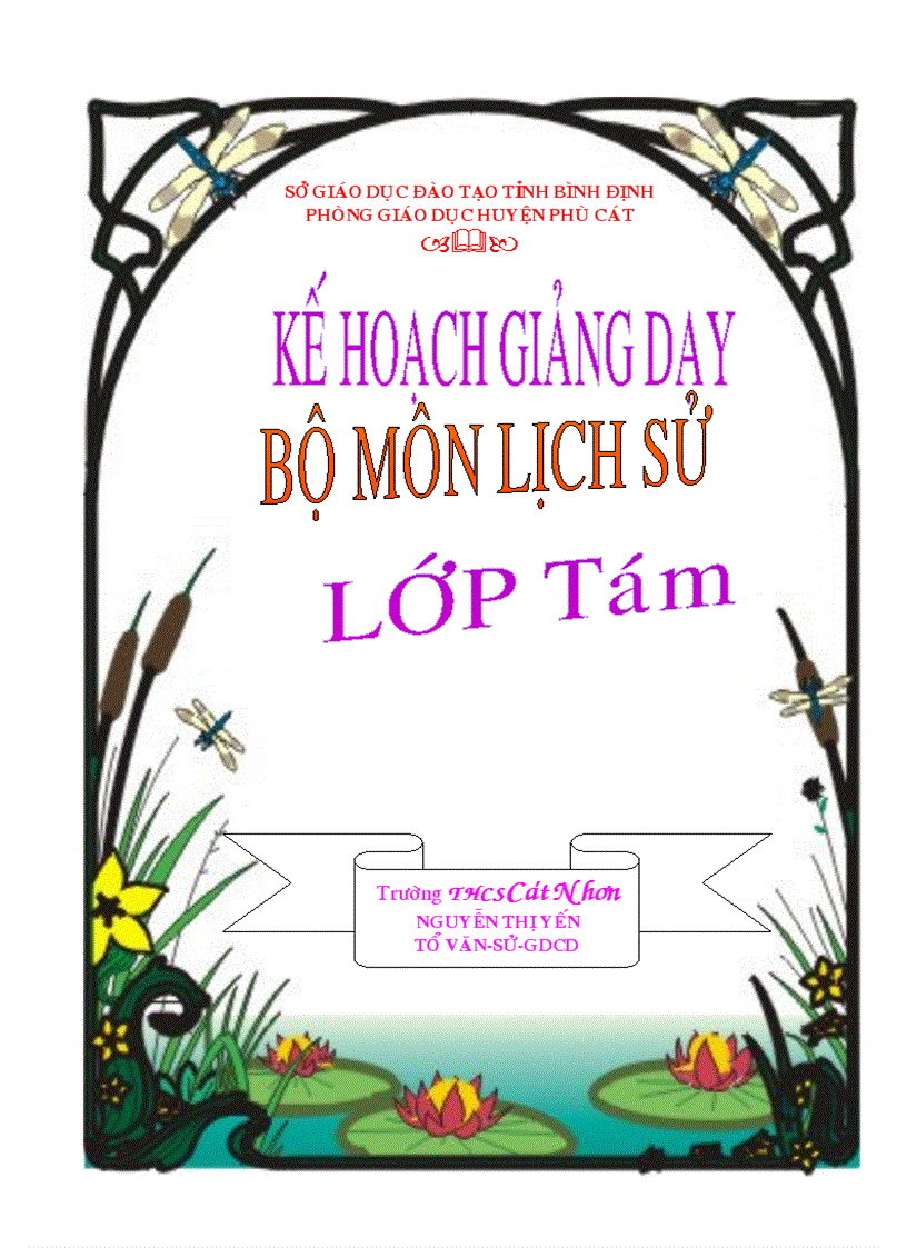 image for page Mẫu bìa giáo án