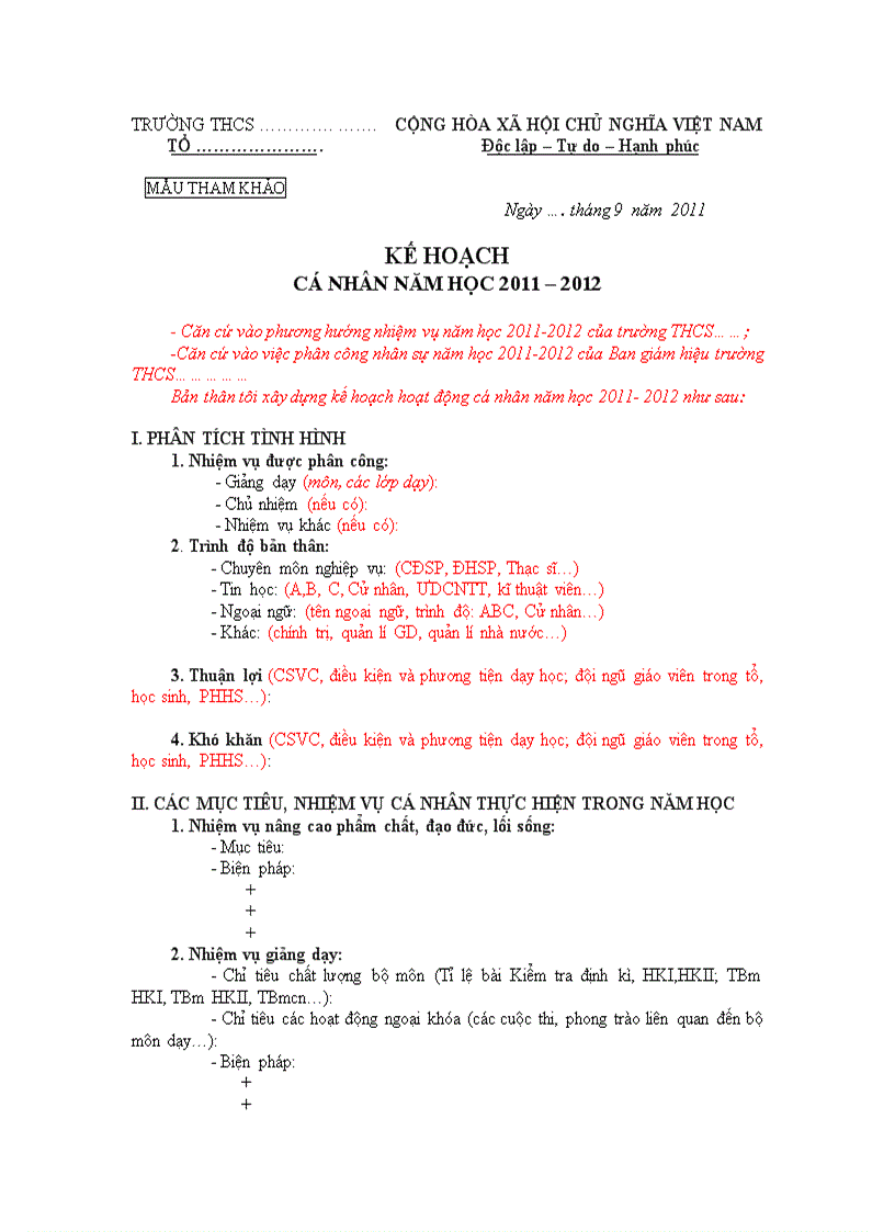 image for page Mau kh ca nhan